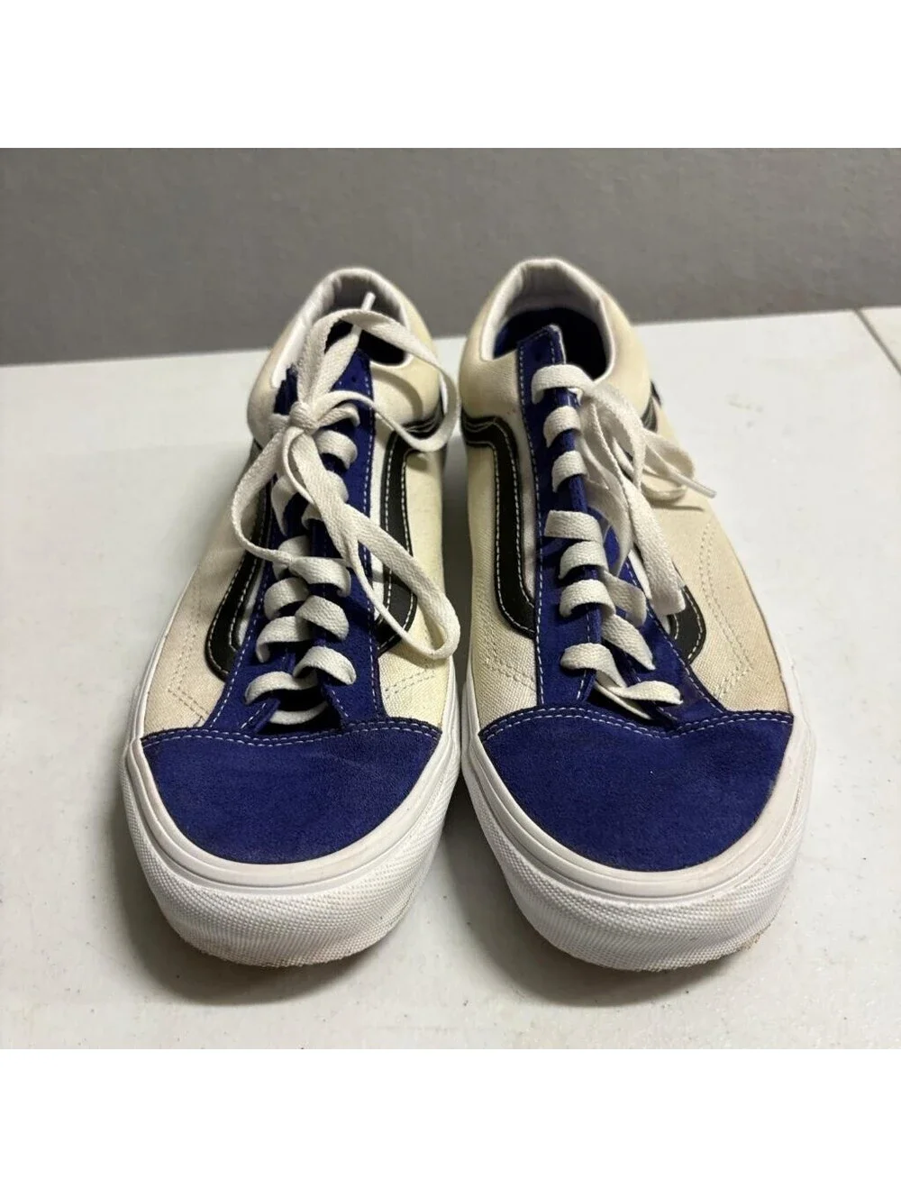Vans Style 36 Retro Sport Royal Blue White Mens Size 11 VN0A3DZ3WZ9 Sneakers